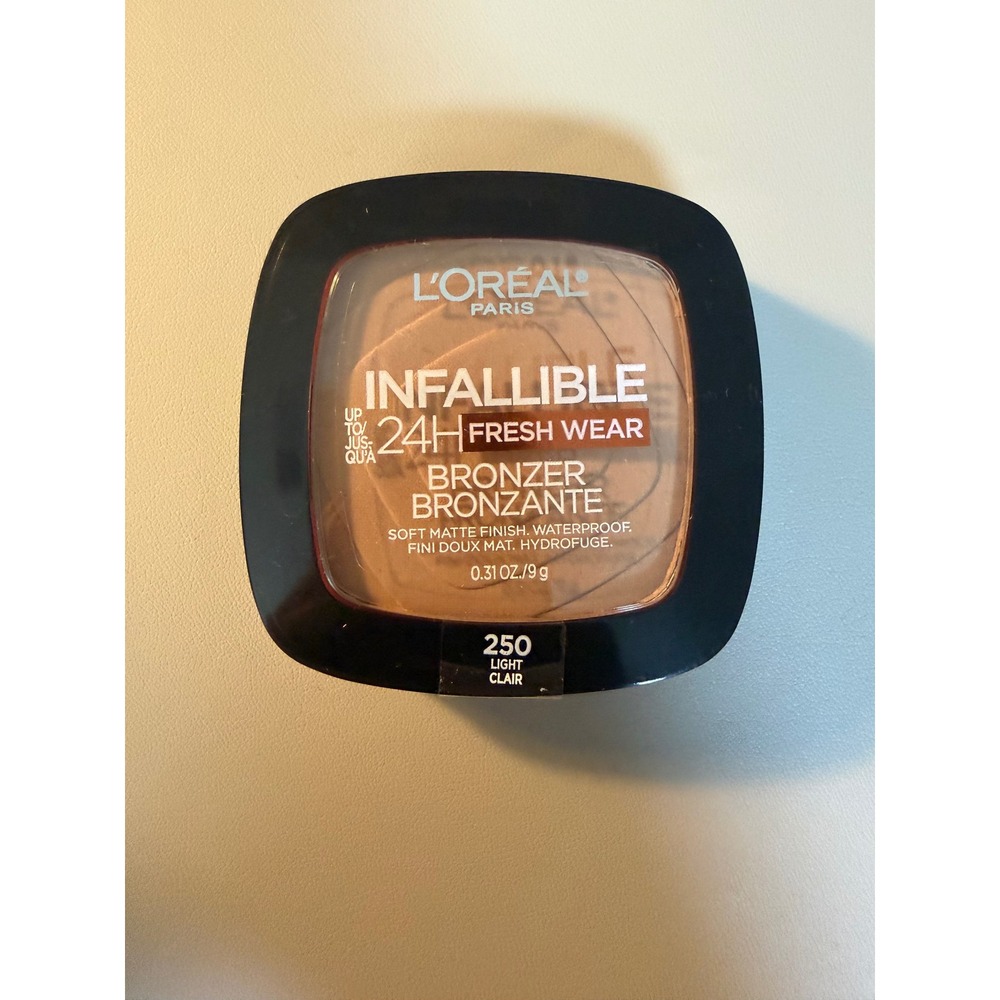 L'Oreal Paris Infallible Fresh Wear Bronzer 250 Light Soft Matte 24H Waterproof